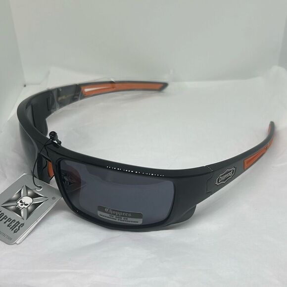 Choppers Model 6765 Wrap Sunglasses UV400 Protection Men’s Biker Style - Picture 1 of 3